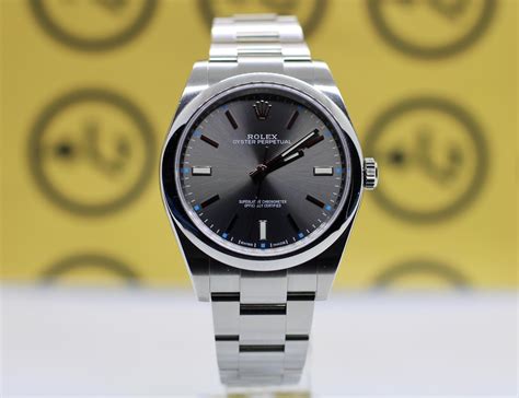 rolex oyster perpetual dark rhodium replica|rolex oyster perpetual 41mm silver.